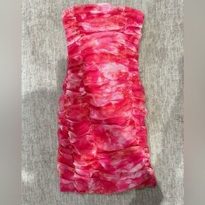 SUPERDOWN IVANNA Ruched Dress size XS NEW WITH TAGS